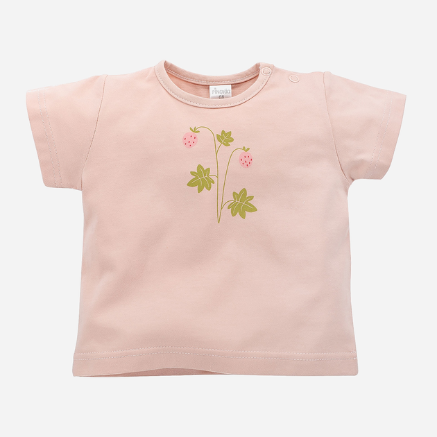 T-shirt dziecięcy dla dziewczynki Pinokio Summer Mood 80 cm Różowy (5901033282942) - obraz 1