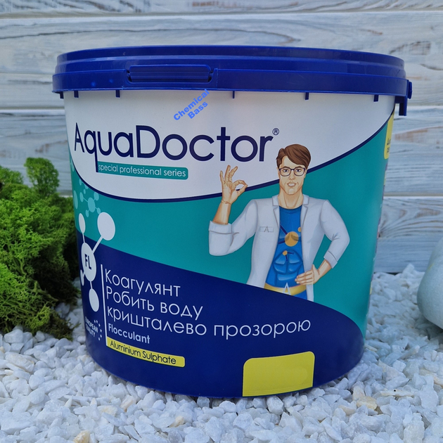 Коагулянт (флокулянт) против мутности в воде бассейна AquaDoctor FL 1 ...