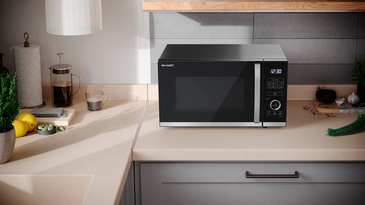 Мікрохвильова піч Sharp QS254AEB Чорна (YC-QS254AE-B) - зображення 7