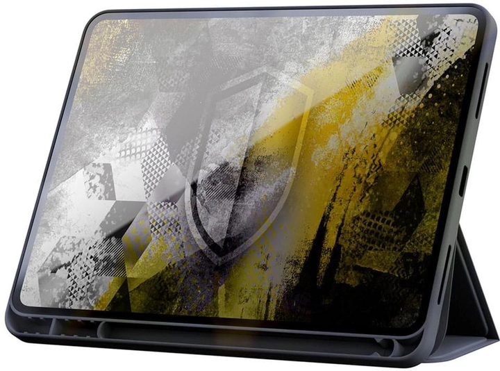 Etui z klapką 3MK Soft Tablet Case do Samsung Galaxy Tab S7+/S8+ 12.4" Czarny (5903108526920) - obraz 1