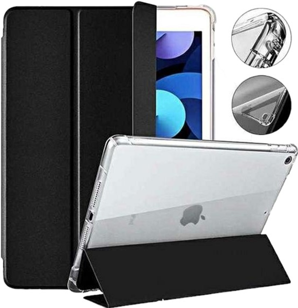 Etui z klapką Mercury Clear Back Cover do Apple iPad Air 10.9" 4/5 Gen Czarny (8809824813344) - obraz 1