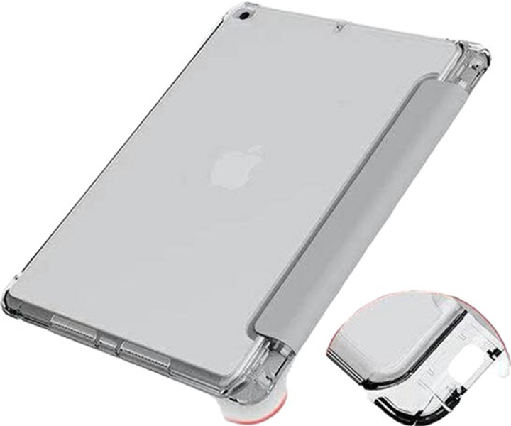 Etui z klapką Mercury Clear Back Cover do Apple iPad Air 10.9" 4/5 Gen Jasno-różowy (8809824813337) - obraz 2
