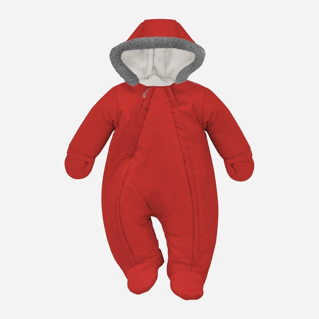 Суцільний комбінезон дитячий зимовий Pinokio Winter Warm Overall-1 80 см Червоний (5901033309212) - зображення 1