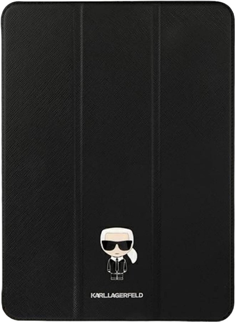 Чохол-книжка Karl Lagerfeld Saffiano Karl Iconic Book KLFC12OKMK для Apple iPad 12.9" Pro 2021 Black (3666339030384) - зображення 1