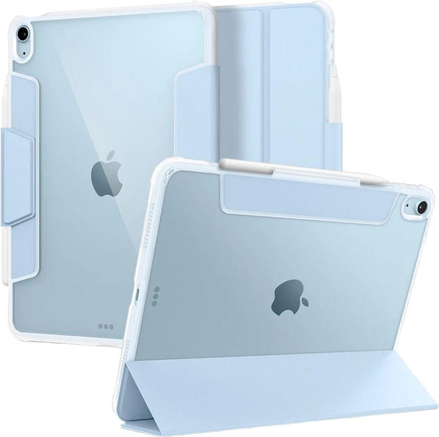 Etui z klapką Spigen Ultra Hybrid Pro ACS02698 do Apple iPad Air Air 4 10.9" 2020 / 5 2022 Błękitny (8809756645037) - obraz 1