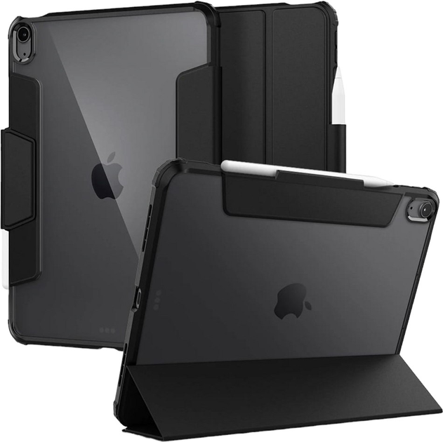 Чохол-книжка Spigen Ultra Hybrid Pro ACS02697 для Apple iPad Air Air 4 10.9" 2020 / 5 2022 Black (8809756645020) - зображення 1