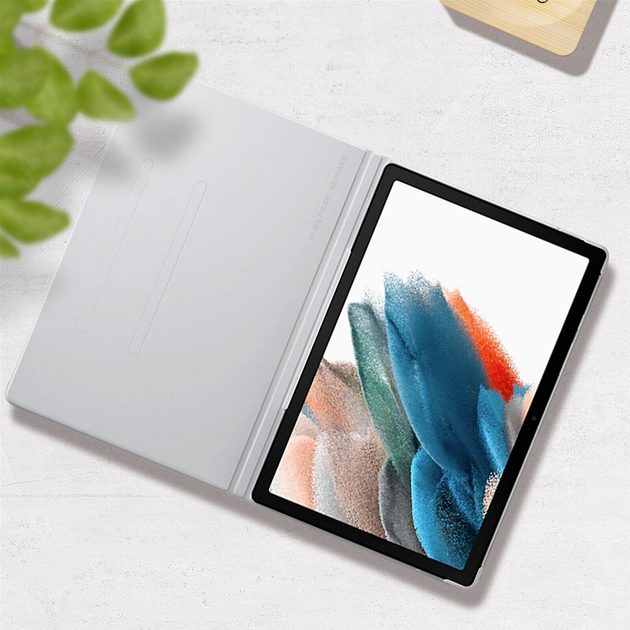 Etui z klapką Samsung do Galaxy Tab A8 10.5" Srebrny (8806094034271) - obraz 3