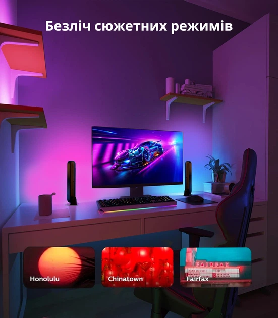 Игровой комплект - Светодиодные LED панели Philips Hue Play White