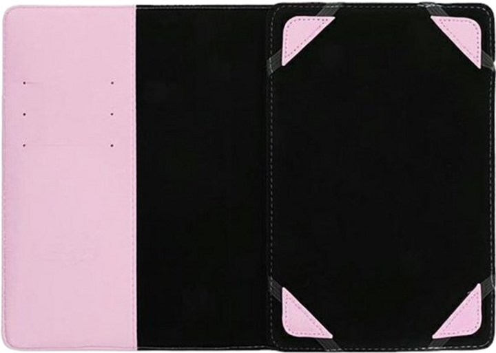 Etui z klapką Blun UNT Universal Book Case with Stand Tablet PC do 7" Różowy (5901737261090) - obraz 5