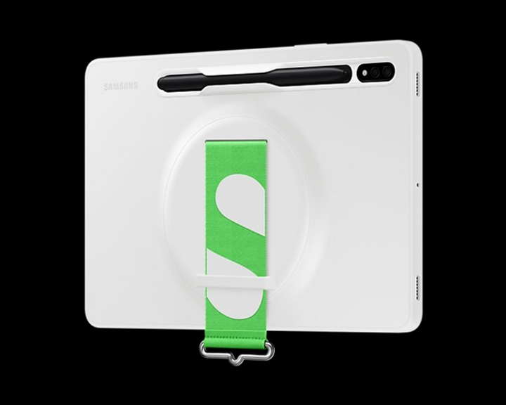 Etui plecki Samsung Strap Cover EF-GX700CW do Galaxy Tab S8 Biały (88060942883390) - obraz 3