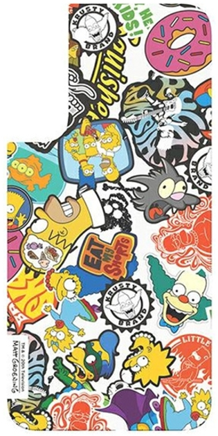 Панель Samsung Frame Cover Simpsons Faces для Galaxy S22 Білий (8809672756305) - зображення 1
