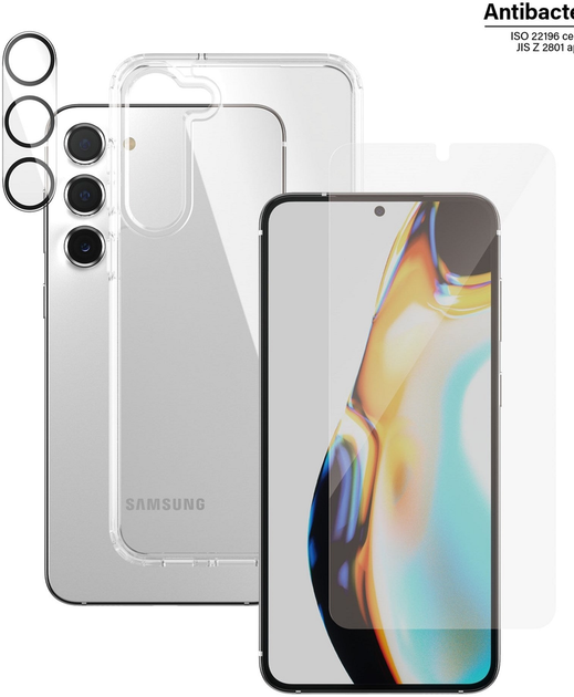 Панель Panzer Glass Bundle 3в1 для Samsung Galaxy S23 Plus + Захисне скло Прозорий (5711724204340) - зображення 1