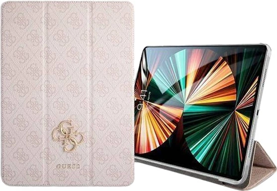 Etui z klapką Guess Book Cover 4G Collection GUIC11G4GFPI do Apple iPad 11" 2021 Różowy (3666339016517) - obraz 3