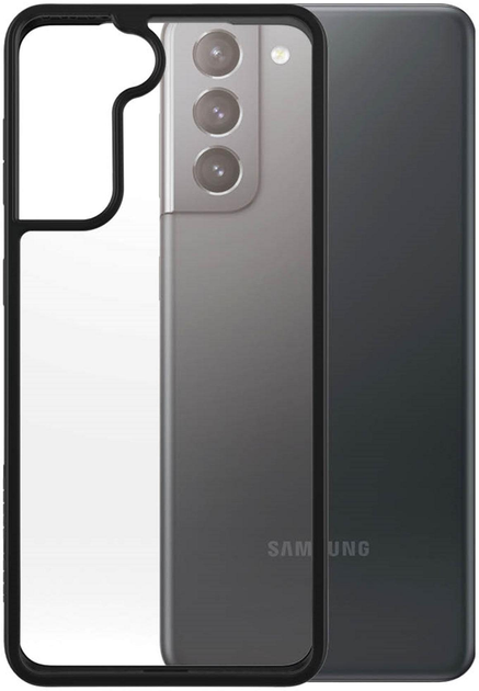 Etui Panzer Glass Clear Case do Samsung Galaxy S21 + Screen Protector Black (5711724002618) - obraz 1