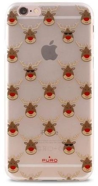 Панель Puro Ultra Slim 0.3 Reindeer для Apple iPhone 6/6S Різнокольоровий (8033830154829) - зображення 1