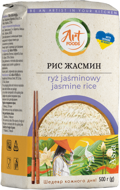 Упаковка риса жасмин Art Foods 0.5 кг 3 шт (3983323739) – купить по ...