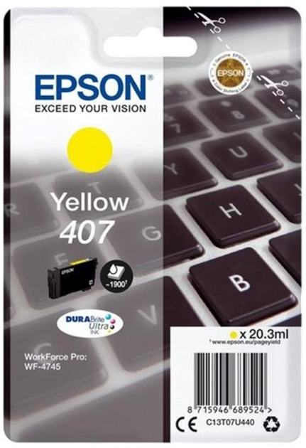 Картридж Epson WF-4745 Series L 41.2 ml Yellow (8715946689524) - зображення 1