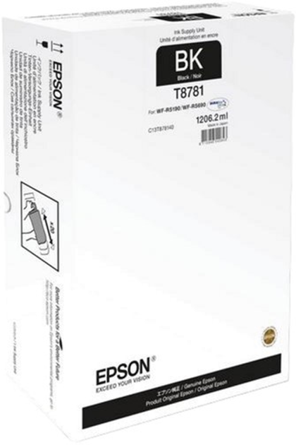 Tusz Epson WF-R5xxx XXL 1206.2 ml Black (8715946542843) - obraz 1