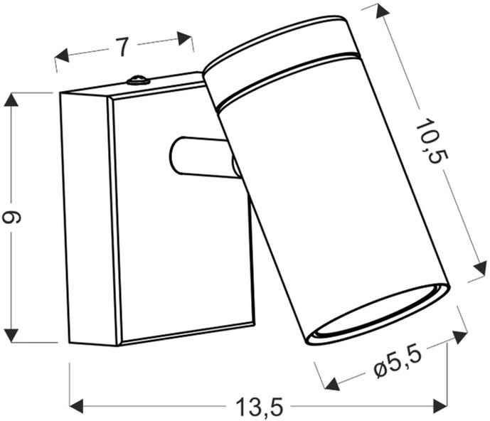 Бра Candellux LAGOS 1х15 GU10 (91-13705) - изображение 3