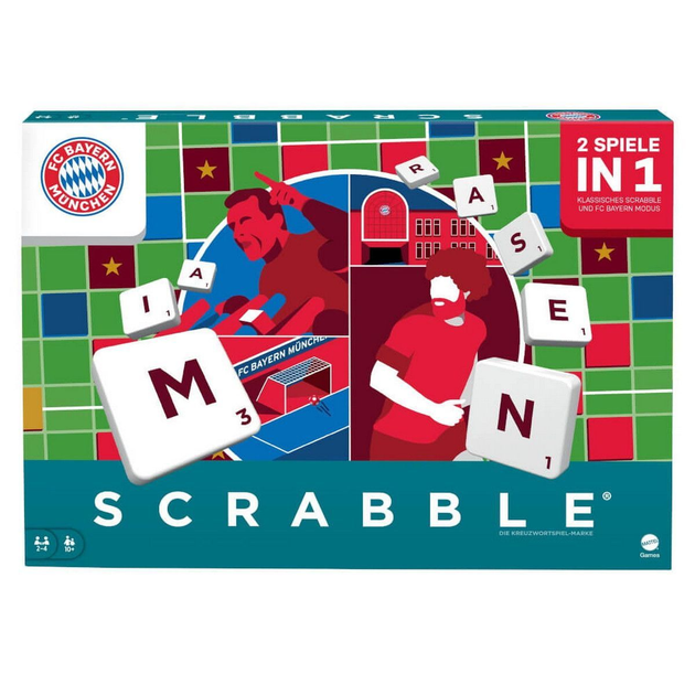 Настільна гра Mattel Scrabble FC Баварія (194735012572) - зображення 1