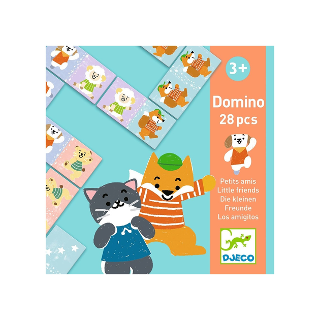 Настільна гра Djeco доміно Маленькі друзі (3070900081857) - зображення 2