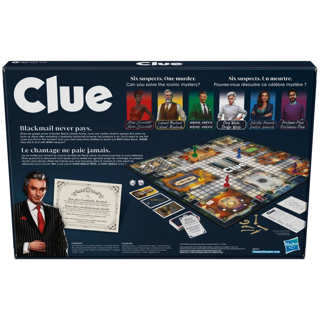 Gra planszowa Hasbro Cluedo Klasyczna aktualizacja (5010996117571) - obraz 3