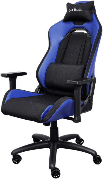 Fotel gamingowy Trust GXT714B Ruya Niebieski (8713439251319) - obraz 3