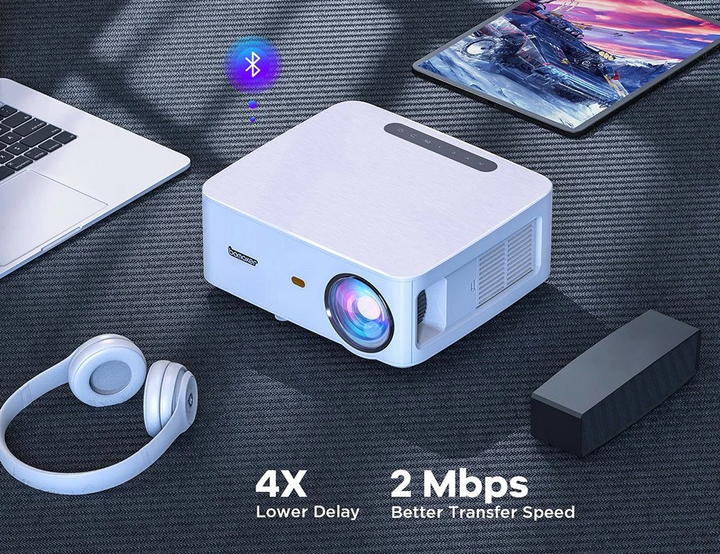 Мультимедийный проектор Bomaker Cinema 500 Max Full HD LED 8000 Лм Wi-Fi Bluetooth с динамиками Б/В - изображение 2