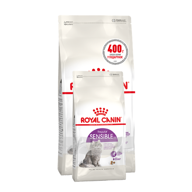 Royal Canin Sensible для кошек с чувствительным пищеварением, 2 кг ...