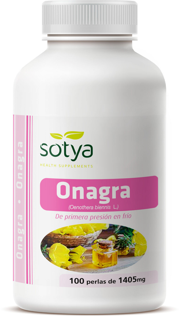 Suplement diety Sotya Onagra 1405 mg 100 pereł (8427483011774) - obraz 1