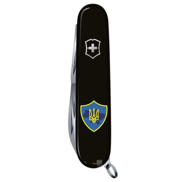 Складаний ніж Victorinox CLIMBER UKRAINE Тризуб на щиті 1.3703.3_T1080u - зображення 2