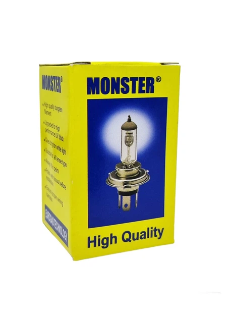 Галогенная лампа цоколь H4 MONSTER 12V 100/90W (02254) - изображение 5