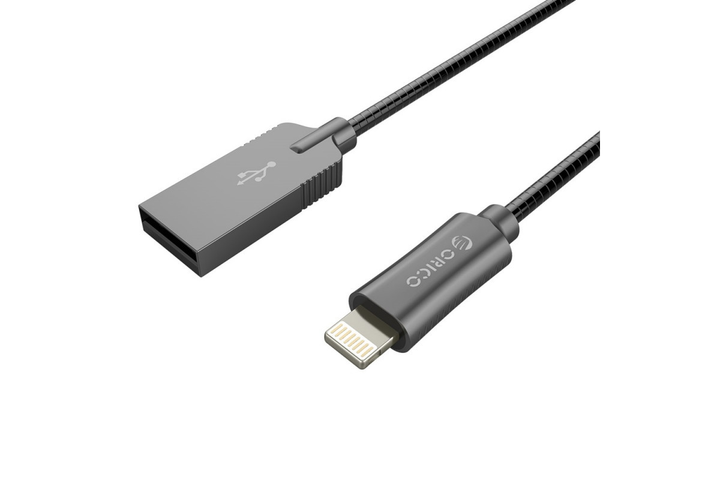 Кабель для зарядки и передачи данных ORICO USB-A - Lightning 1 м Grey ...