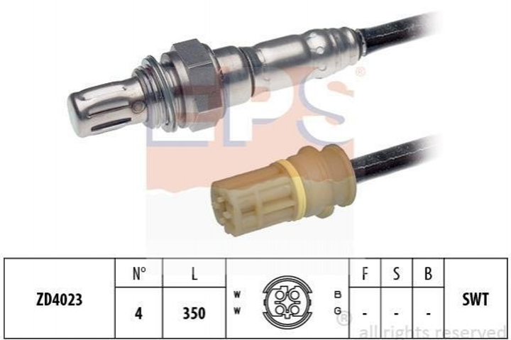 Лямбда зонд EPS 1997274 BMW 7 Series, 5 Series, 3 Series, 8 Series 1247406, 1433075, 11781247406 - зображення 1