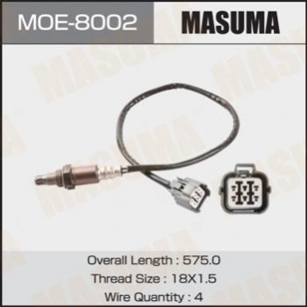 Лямбда зонд MASUMA MOE8002 Subaru Legacy, Forester, Outback 22641AA180, 22641AA360 - зображення 1