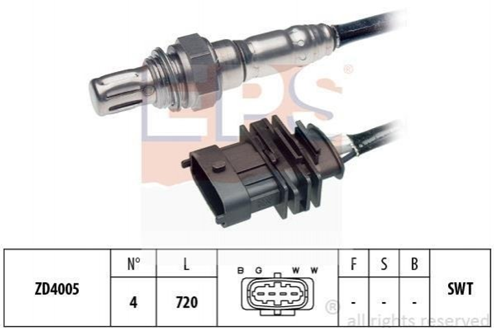 Лямбда зонд EPS 1997340 Opel Vectra, Astra, CORSA, Zafira 855353, 25321313 - изображение 1