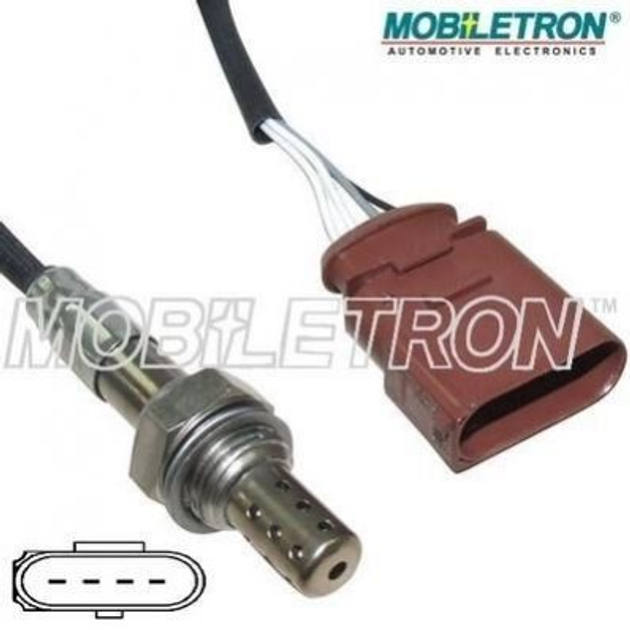 Лямбда зонд MOBILETRON OS-B472P Volkswagen Touran, Golf, Polo, Caddy, Bora; Audi A3, TT; Seat Ibiza, Cordoba; Skoda Octavia, Fabia 021906262C, 022906262BG, 022906262F - зображення 1