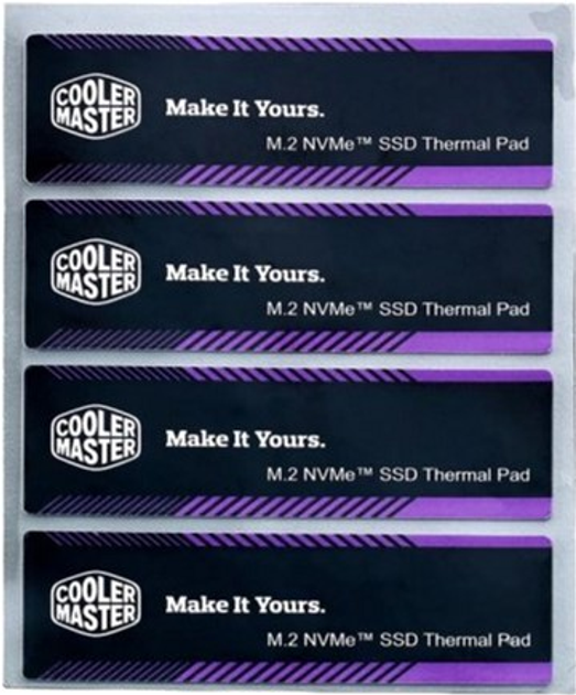 Термо прокладка Cooler Master 60x18x0.5 mm 4 szt (CMA-TNCLPAXXBK1-GL) - изображение 1