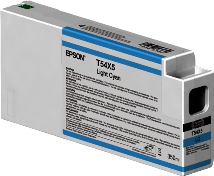 Tusz Epson Singlepack T54X500 UltraChrome HDX/HD 350 ml Light Cyan (10343976825) - obraz 1