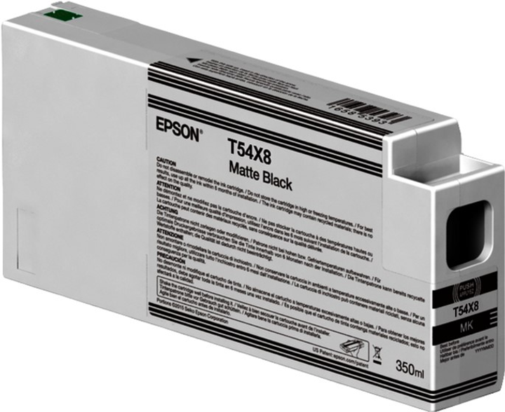 Tusz Epson Singlepack T54X800 UltraChrome HDX/HD 350 ml Matte Black (10343976856) - obraz 1