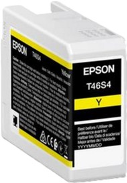 Tusz Epson Singlepack T46S4 UltraChrome Pro 10 ink 25 ml Yellow (C13T46S400) - obraz 1
