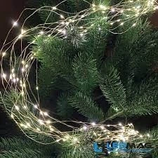 Гирлянда Конский хвост 300 LED 3 м 10 нитей теплый белый - изображение 5
