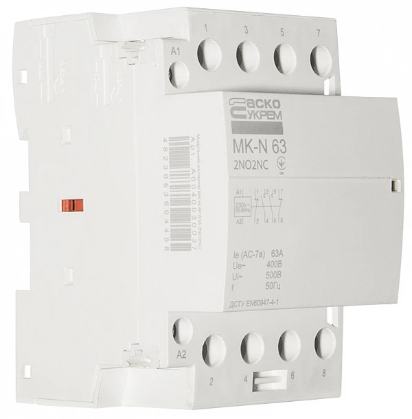 Контактор модульный 4P 63A 2NO+2NC 220V [A0040030037] MK-N АСКО - изображение 4