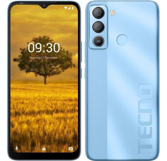 Смартфон Tecno POP 5 LTE (BD4a) 2/32Gb Ice Blue, Телефон Техно Поп с ...