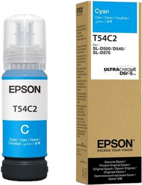 Toner Epson T54C SURELAB SL-D500 Cyan (10343969827) - obraz 1