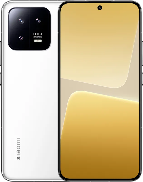 Смартфон Xiaomi 13 12/512GB White (no NFC) - Фото 1 Смартфон Xiaomi 13 12/512GB White (no NFC) - изображение 1