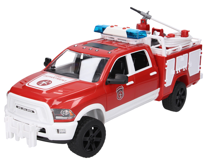 Пожежнa мaшинa Bruder - RAM 2500 Fire Truck with Light and Sound (4001702025441) - зображення 1