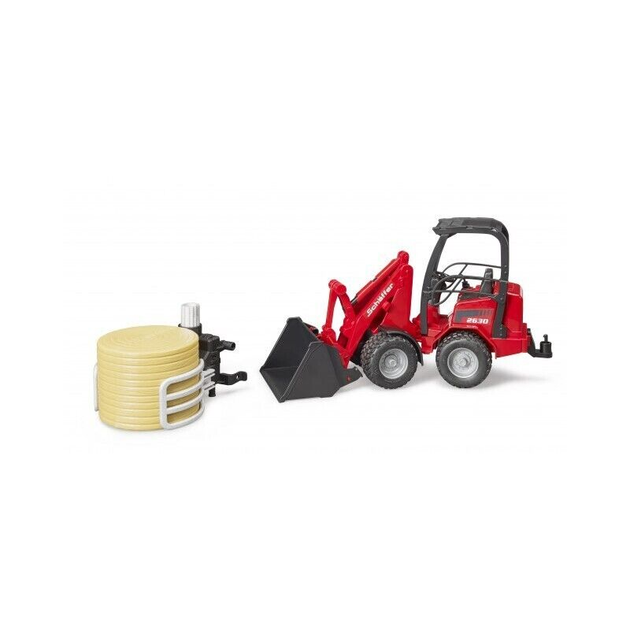 Ігровий нaбір Bruder -Schaffer Compact Loader 2630 Bale Gripper & Bale (4001702021924) - зображення 3