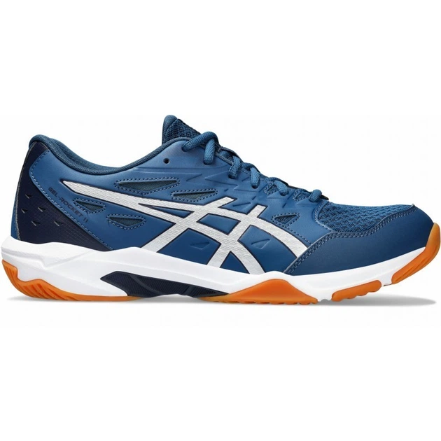 Мужские кроссовки ASICS GEL-ROCKET 11 Синий,Белый,Оранжевый 46 SPU1071A091-400 46 - изображение 5