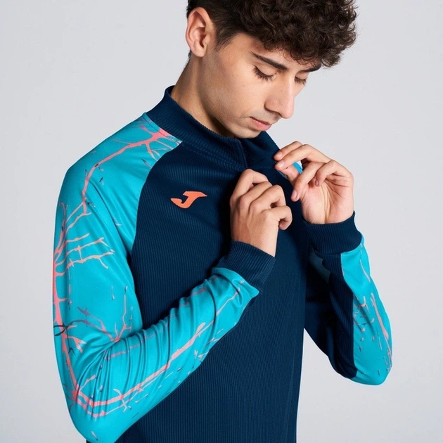 Мужской реглан Joma ELITE IX SWEATSHIRT синий M 102756.334 M - изображение 7